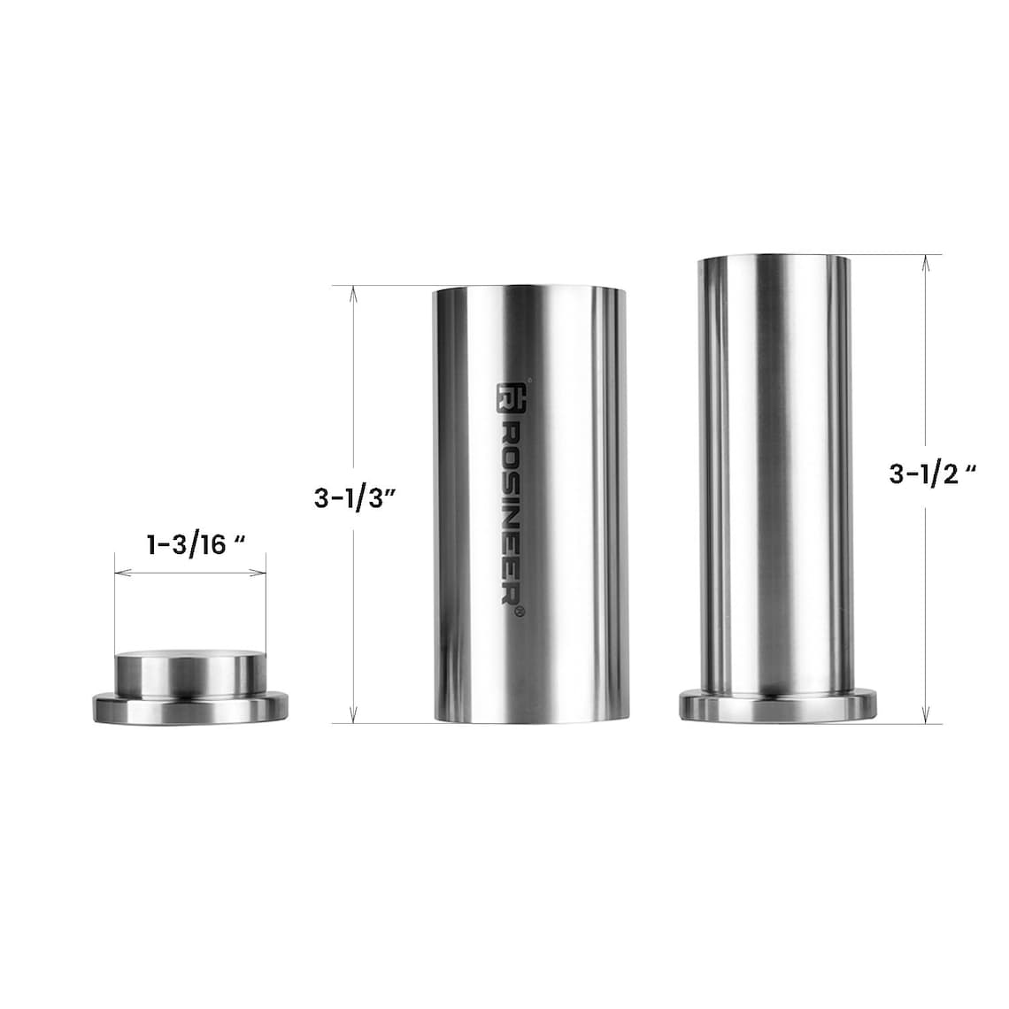 Rosineer® Cylindrical Pre-Press Mold, Stainless Steel, 30 mm Internal Diameter image 2