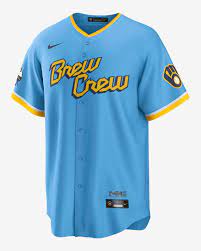 MLB Milwaukee Brewers City Connect (Christian Yelich) Men's Replica  Baseball Jersey. Nike.com