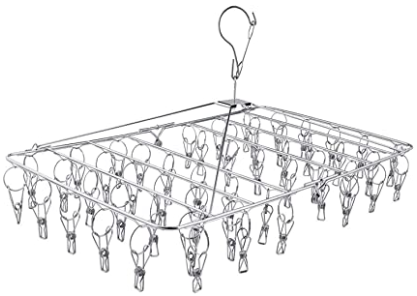 2020-05-19 12_26_37-Amazon.com_ Fayleeko Clothes Drying Rack, 52 Clips Stainless Steel Laundry...png