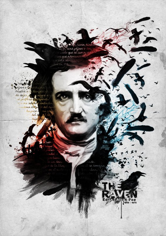 Edgar Allan Poe -The Raven by FleshCemetery on DeviantArt.jpg