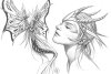 dragon_queen_and_a_red_tail_fairy_dragon__wip__by_dannykojima-d5r4wkf.jpg