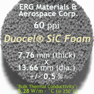 ERG Materials & Aerospace Corp. - Duocel SiC Foam