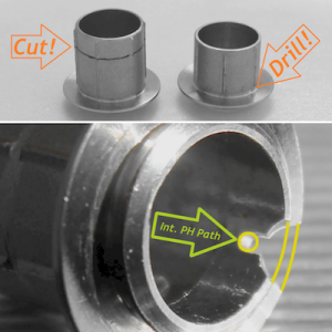 Internal Core-PinHole Path for Egzoset's Customized VG pipe