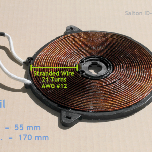 IH Cooktop Coil of Salton iD-1081