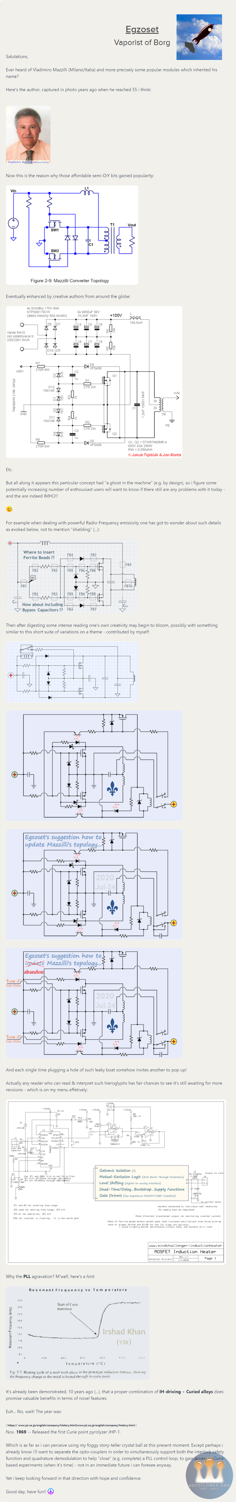 Electro-magnetic (IH) power injectors and a need to get rid of ghosts