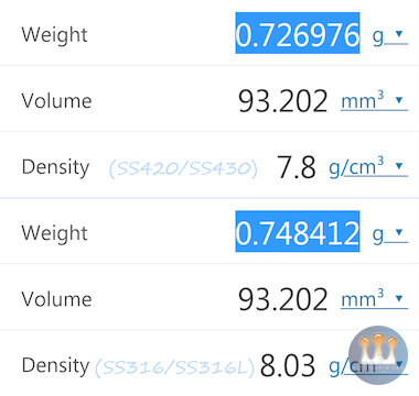 Final Disc Mass vs Metallic Alloy