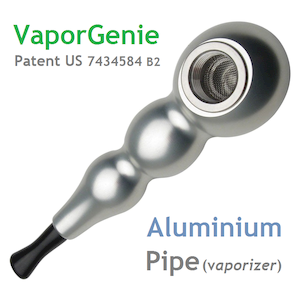 VaporGenie ("Classic" style) Aluminum Pipe Vaporizer