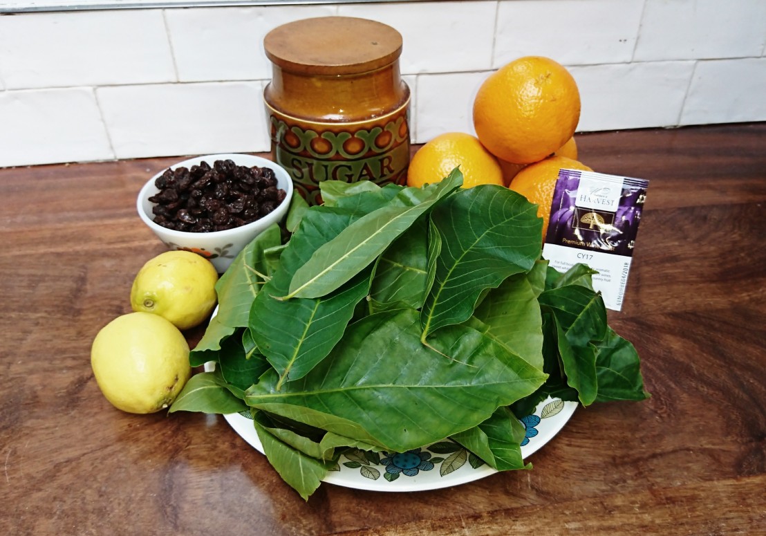 Walnut leaf wine ingredients