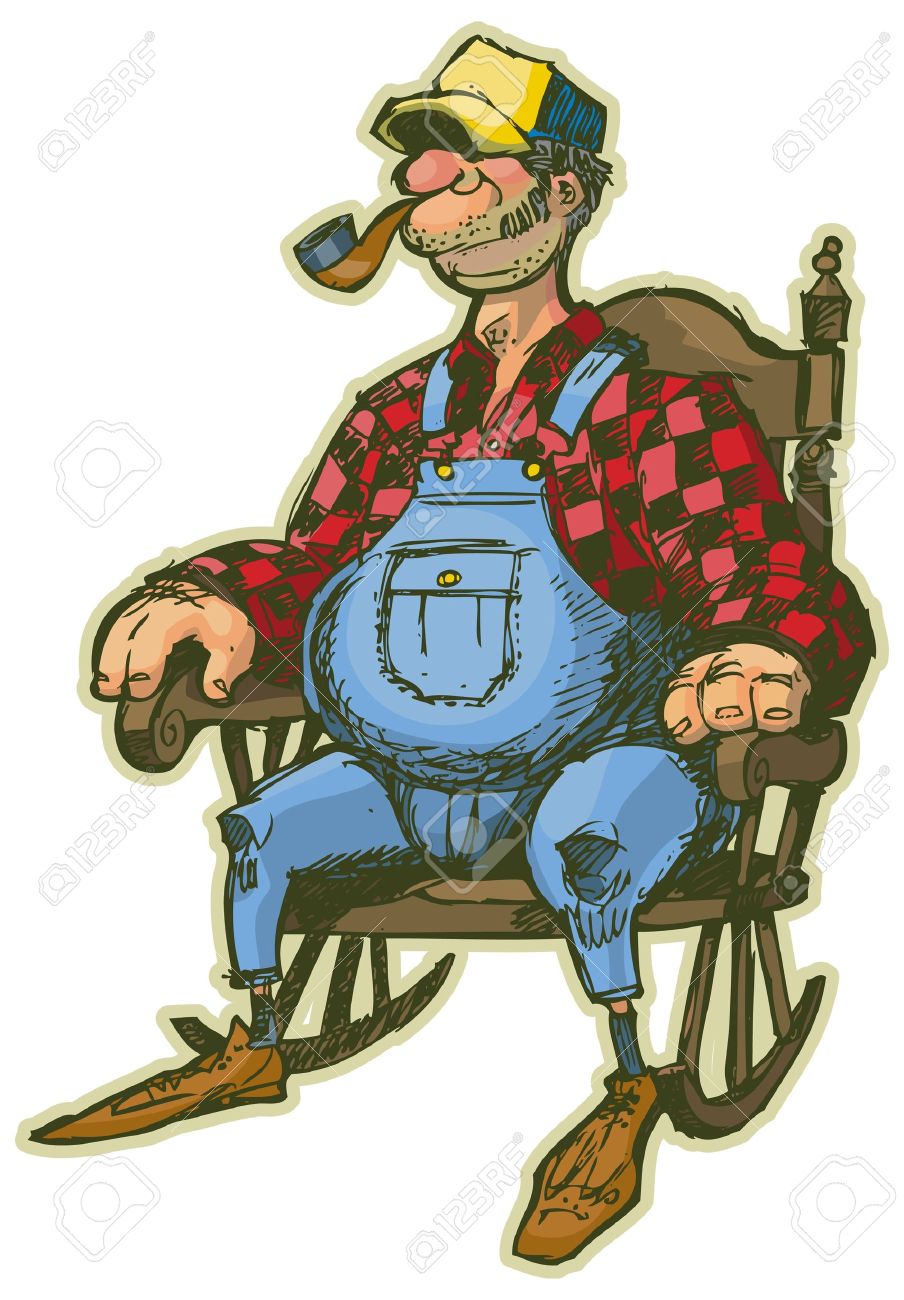 20477295-an-Elderly-Man-in-a-Rocking-Chair-Stock-Vector-cartoon-redneck-man.jpg